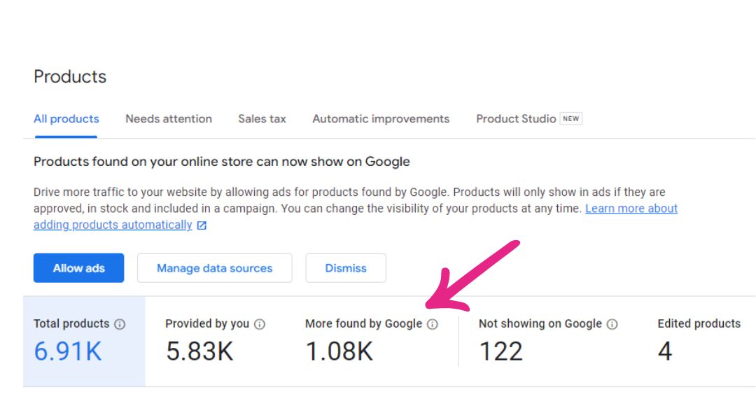 Google Merchant Center Plus trouvé par Google