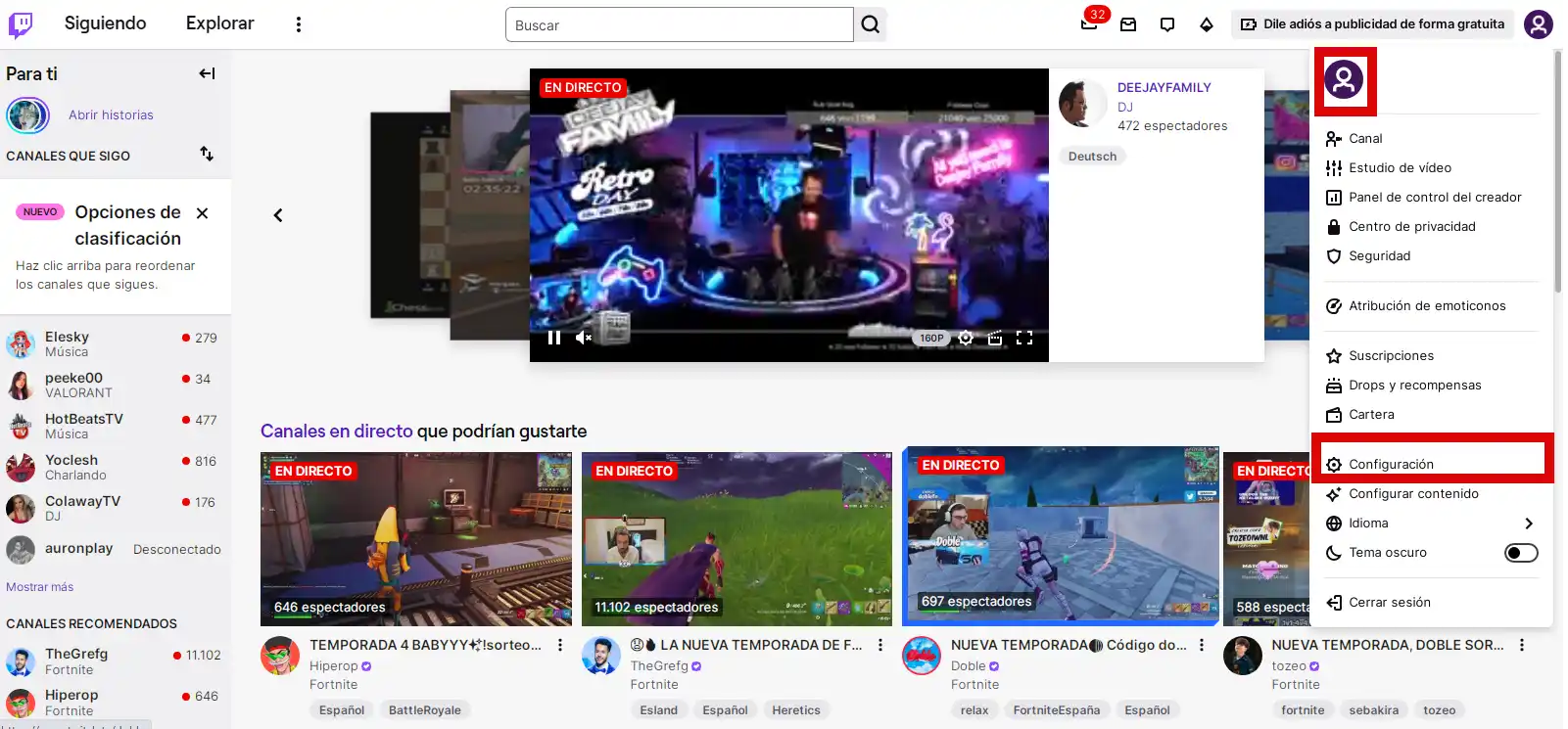 photo Twitch depuis un ordinateur