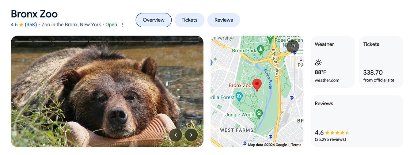 Conception ancienne de Google Maps Recherche Google