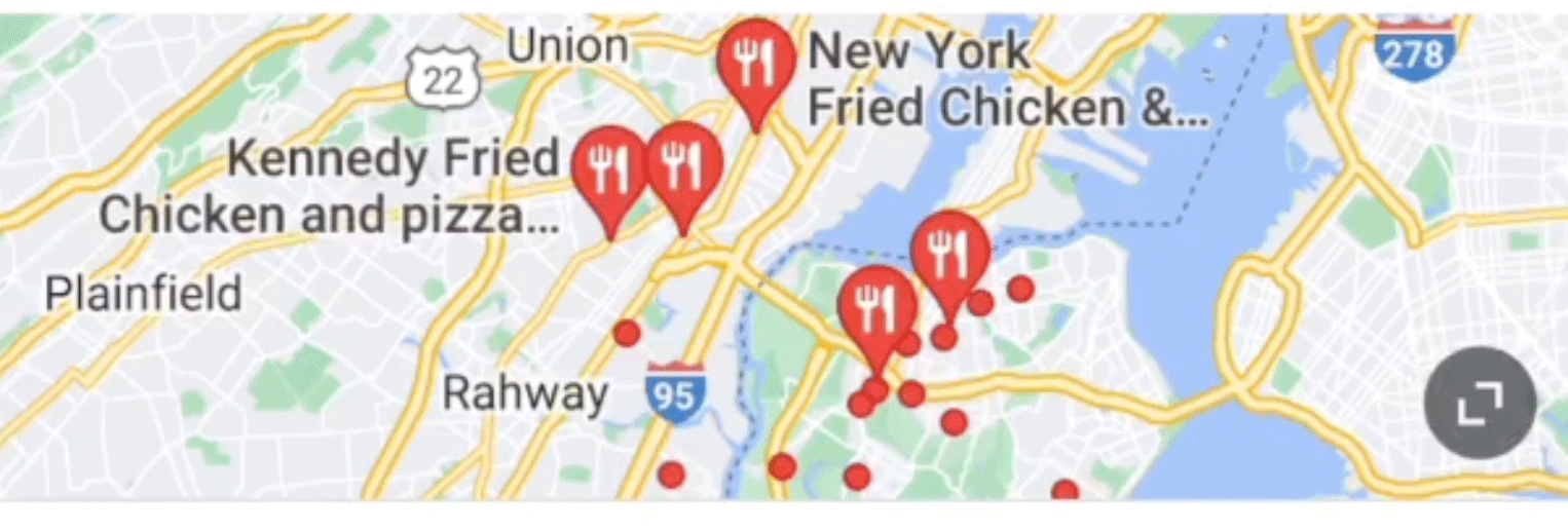 Ancienne recherche Google Maps Mobile