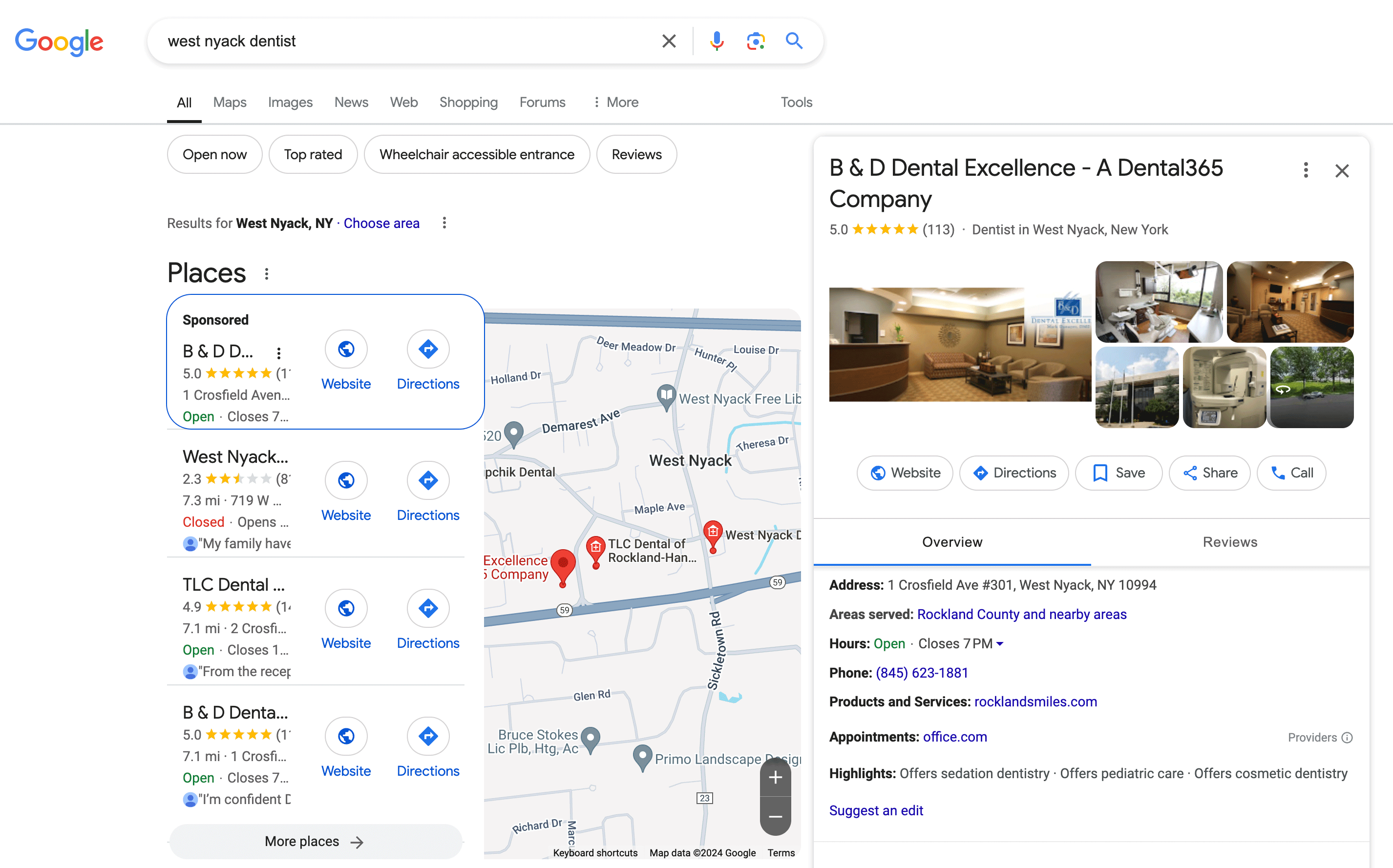 Ouverture du pack local Google2