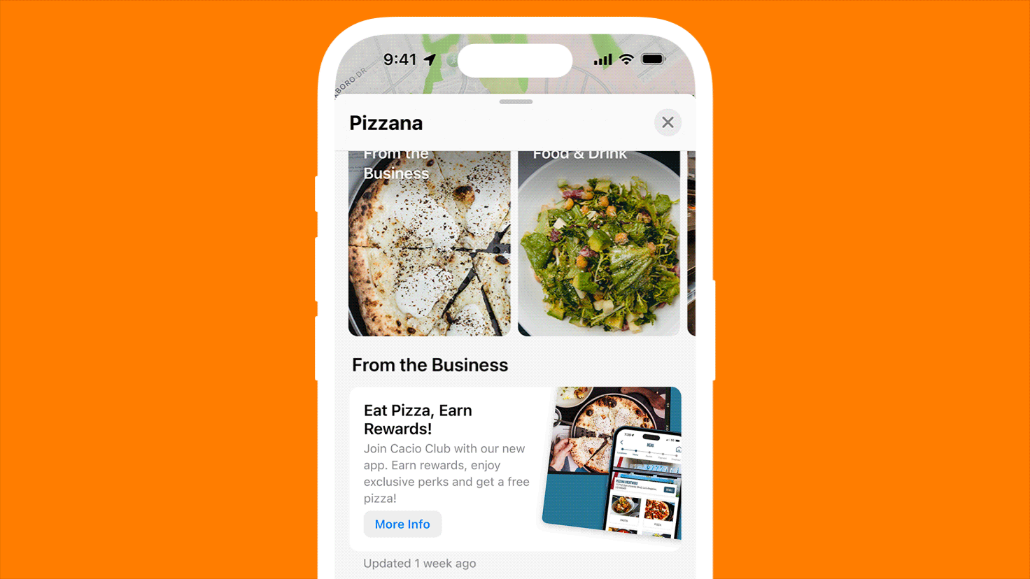 Améliorations apportées à Apple Business Connect Showcase