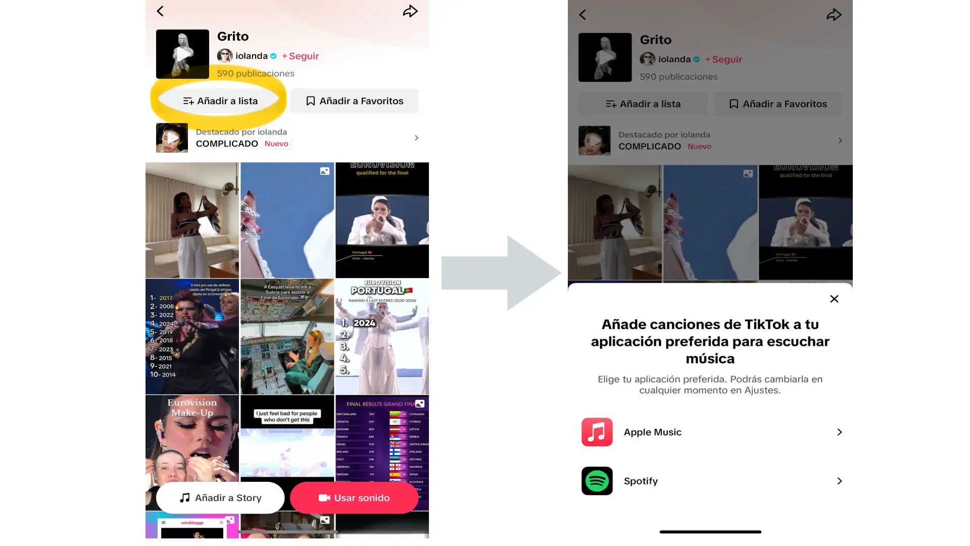 Voici comment ajouter une chanson TikTok à Spotify