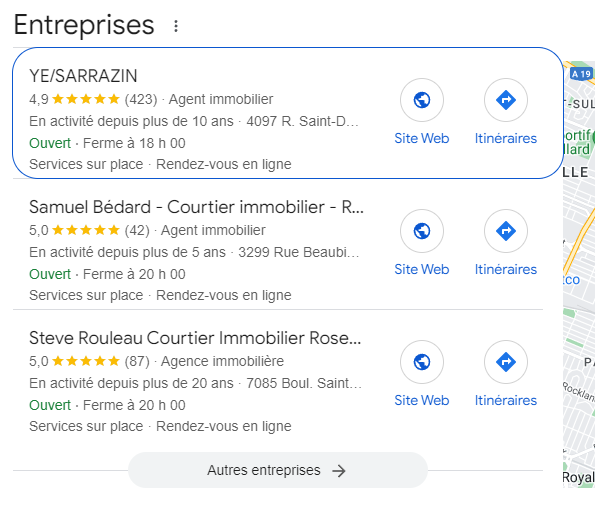 Pack local de contours arrondis de Google