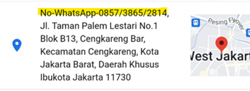 Injection WhatsApp dans Google Hotels