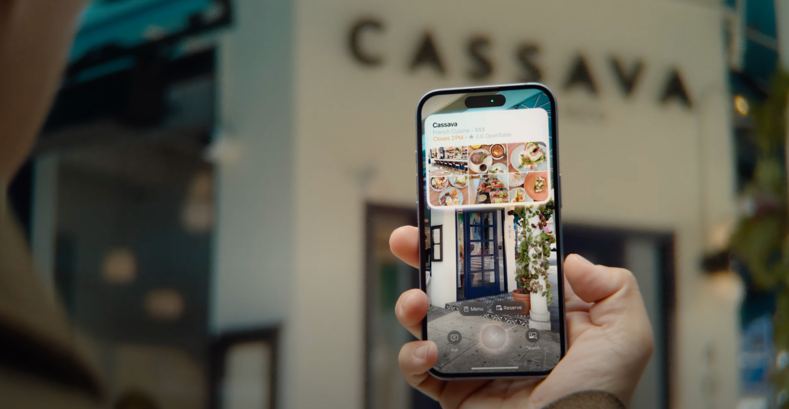 Caméra Apple Visual Intelligence locale