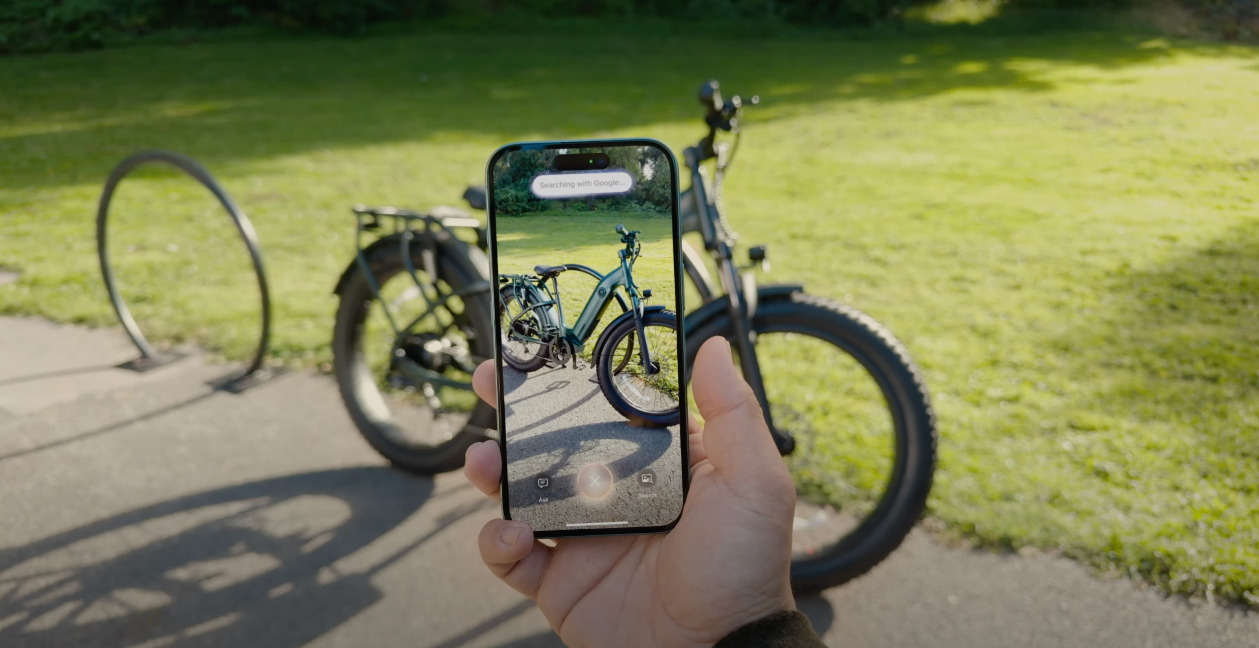 Appareil photo Apple Visual Intelligence Google Shopping