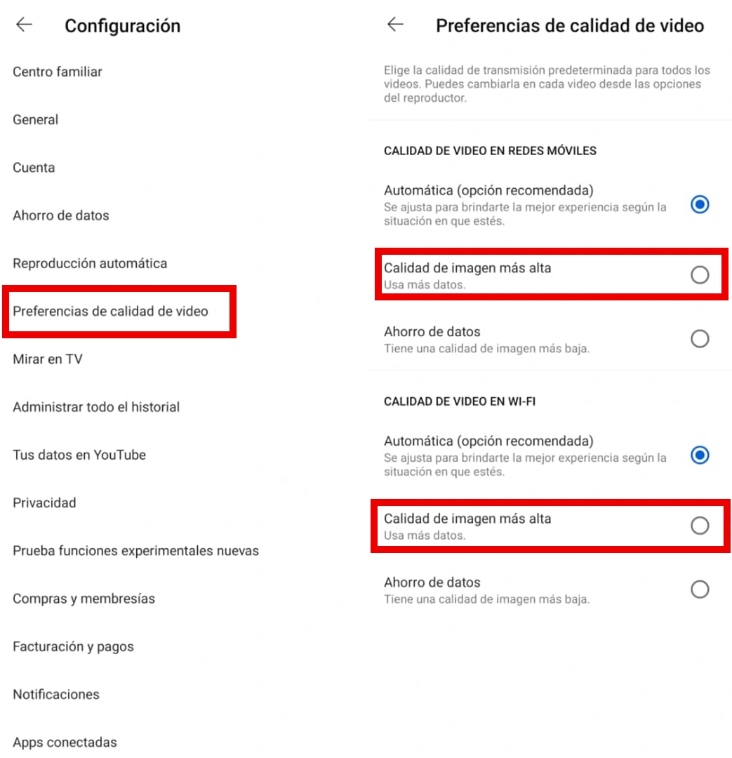 photo de qualité vidéo