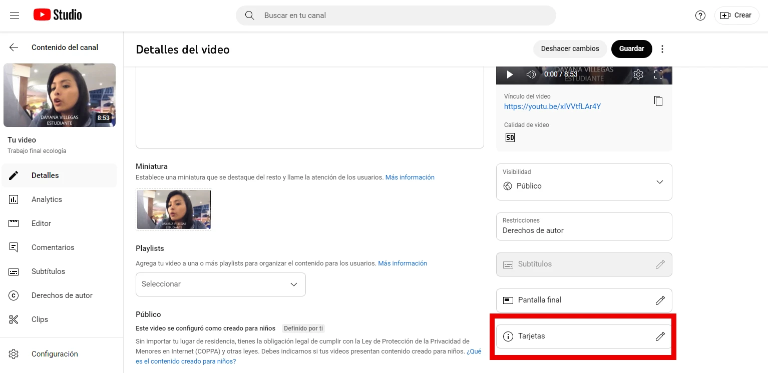 photo de cartes YouTube
