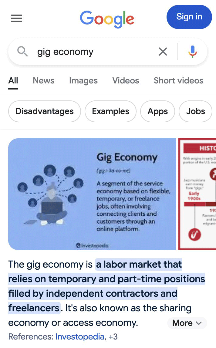 Aperçu de Google Ai Plus de liens
