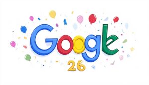 Aujourd'hui, c'est le 26e anniversaire de Google – Où est le Doodle ?