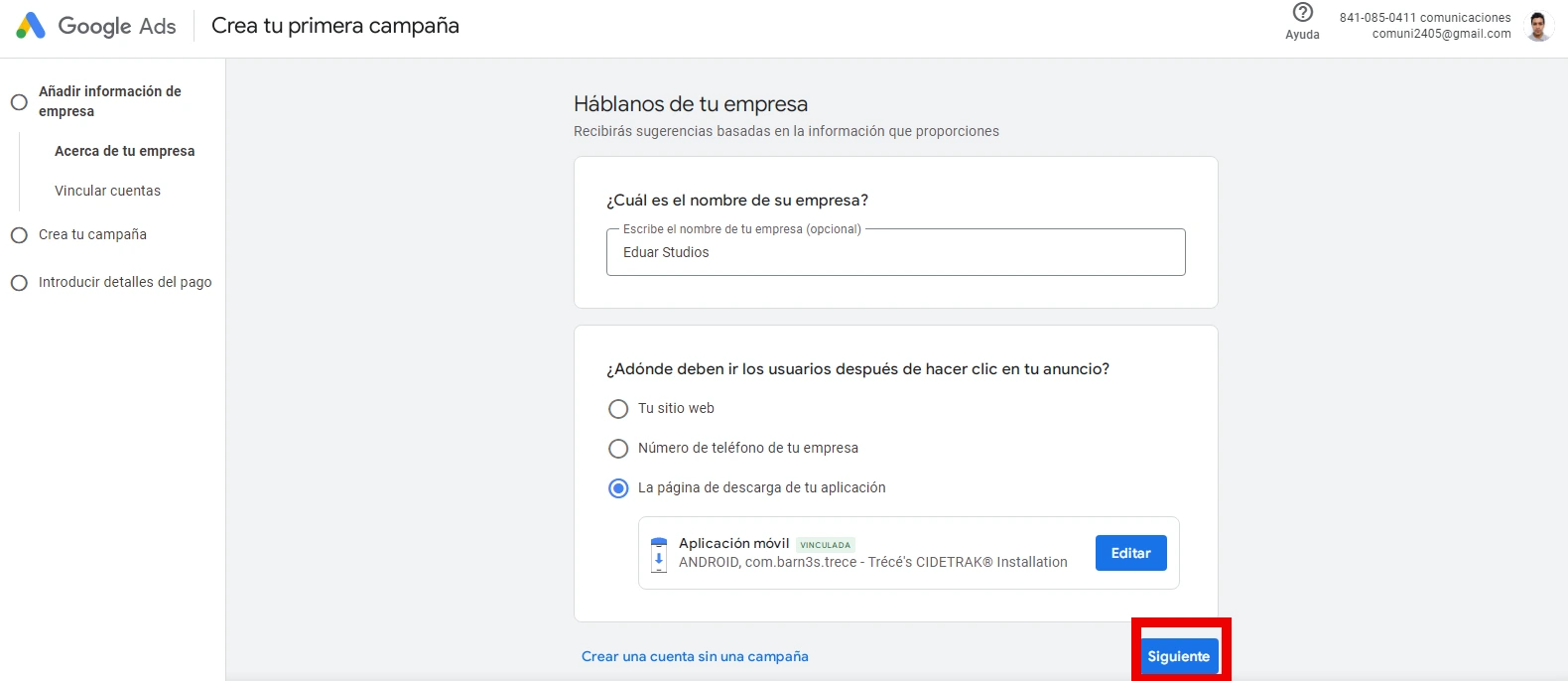 photo de la mise en place de la campagne