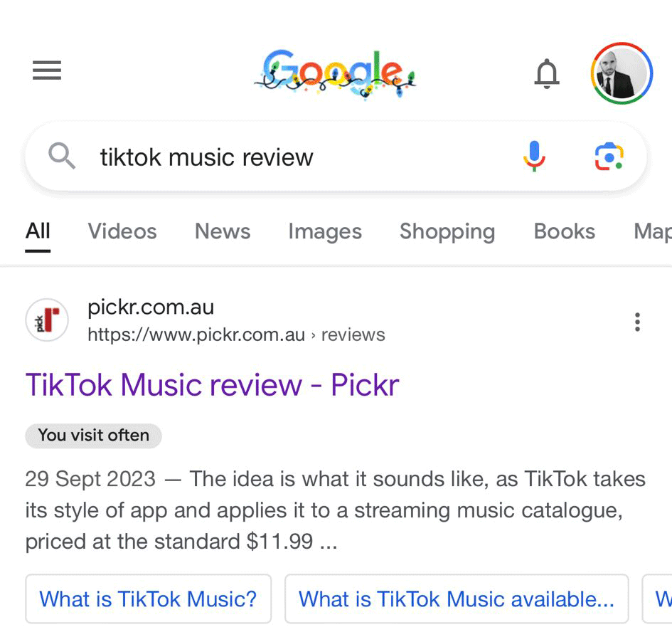 Étiquette Google que vous visitez souvent