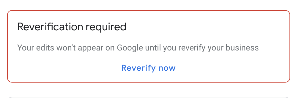 Revérification en Gbp