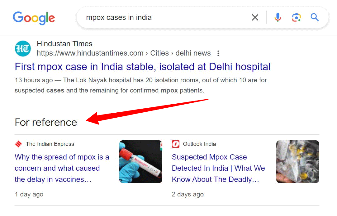 Recherche Google pour la boîte de référence
