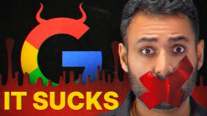 Pourquoi la recherche Google est interrompue. La vidéo obtient des millions de vues