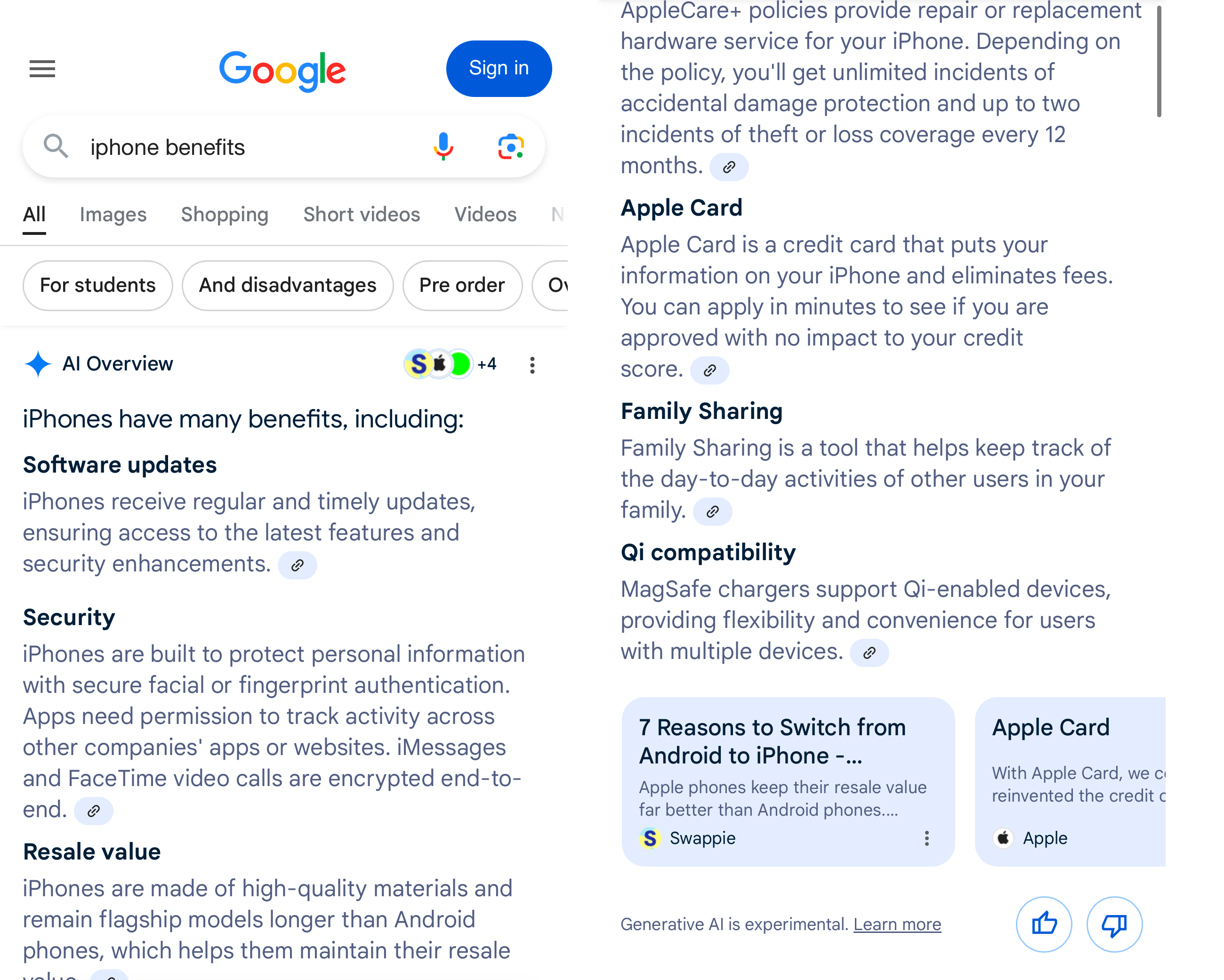 Présentation de Google Ai Normal