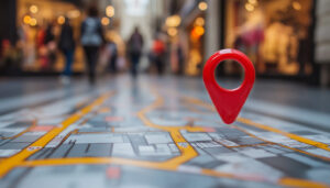 Carrousel de recherche de produits à proximité de Google Maps