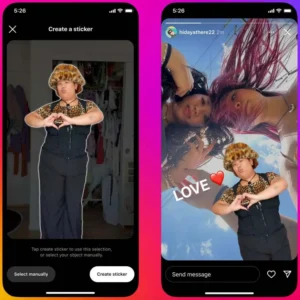 Comment créer des autocollants sur les histoires Instagram
