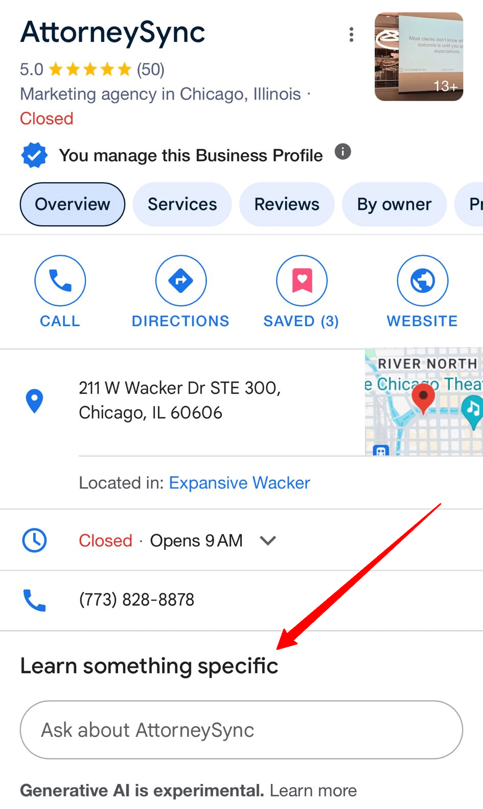 Google apprend quelque chose de spécifique