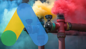 Score d'optimisation Google Ads avec données de pression concurrentielle