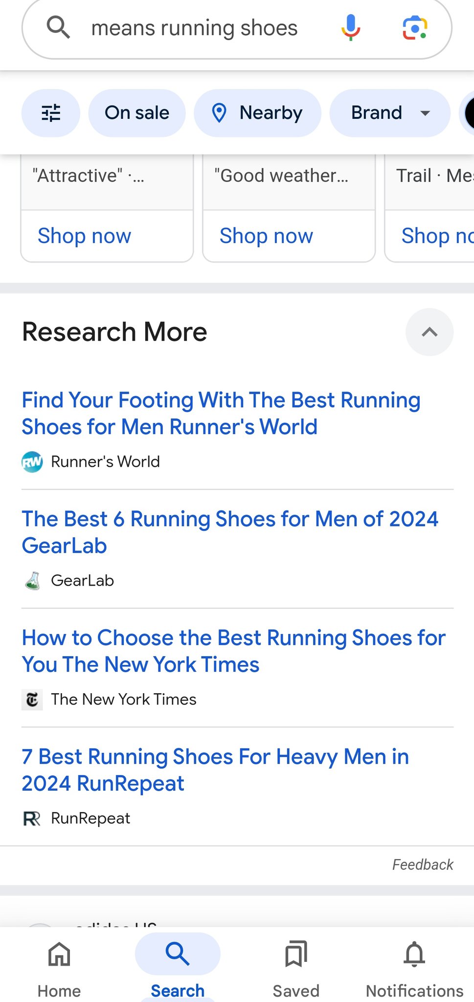 Recherche Google plus mobile