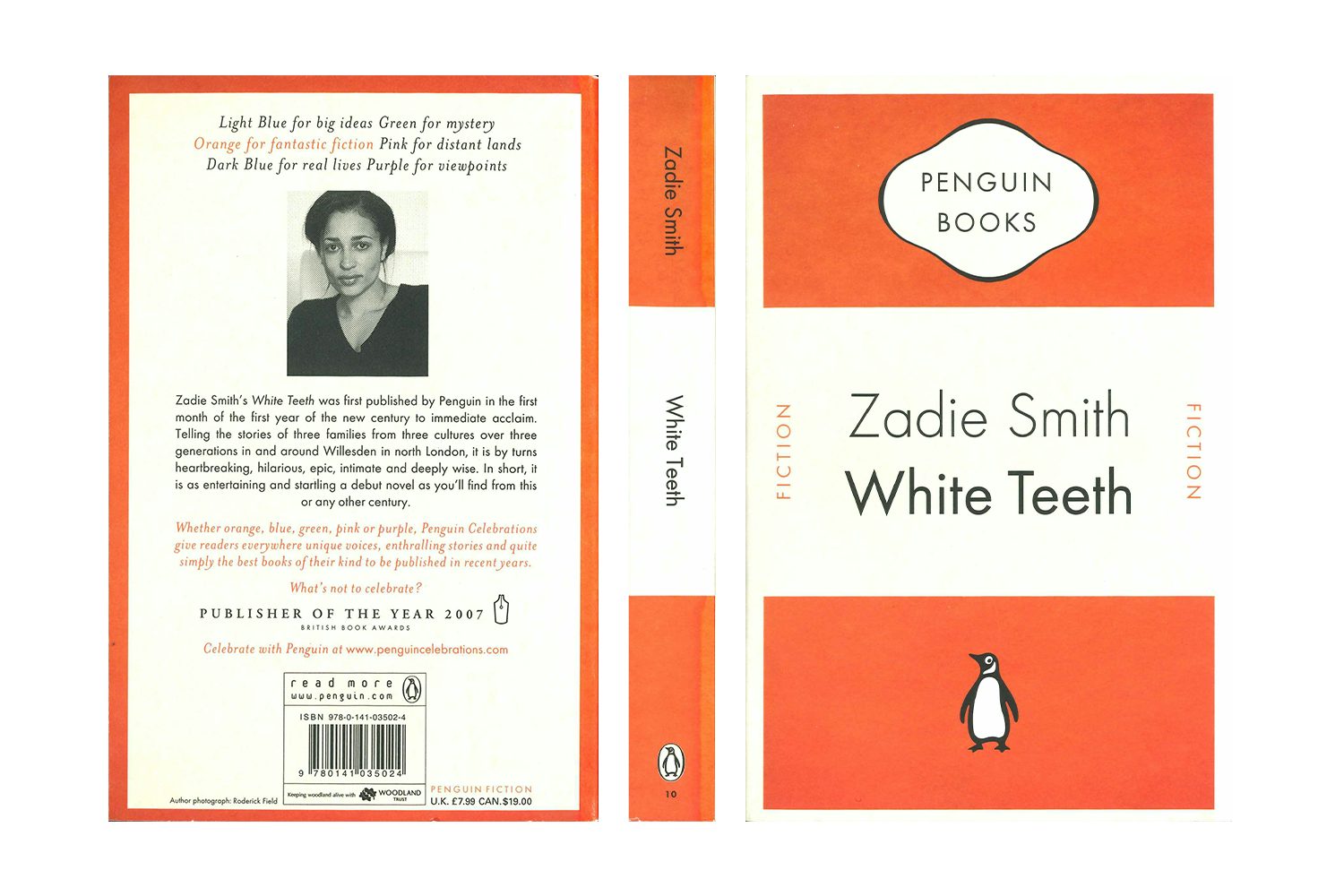 Couverture d'une édition Penguin de White Teeth de Zadie Smith