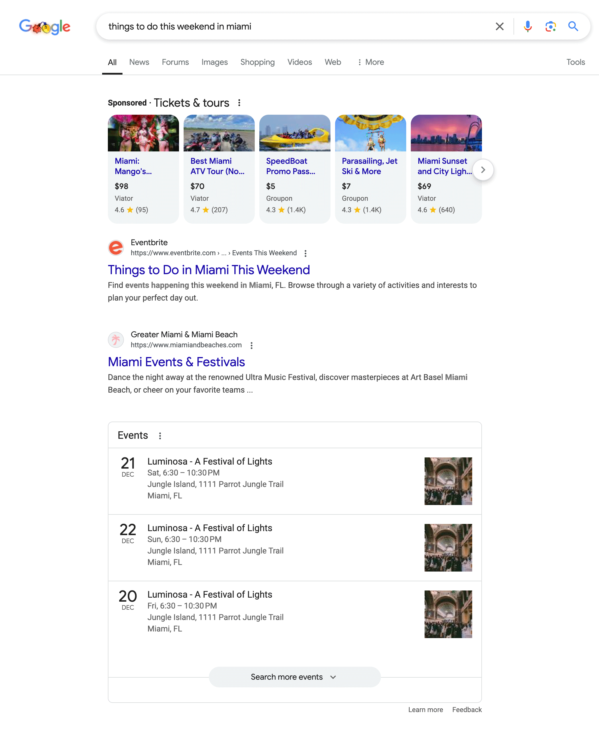 Google choses à faire normalement