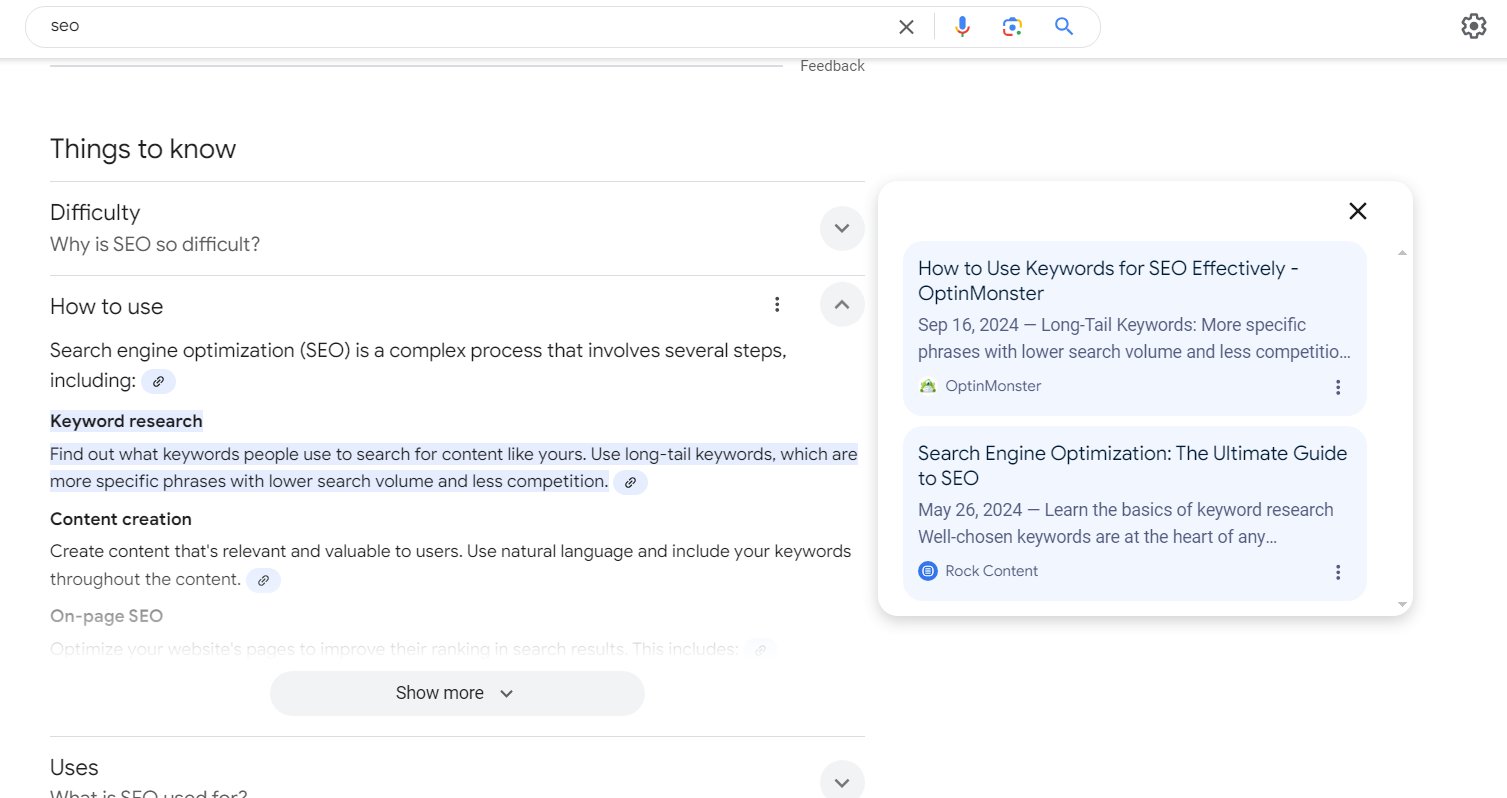 Google choses à savoir Ai