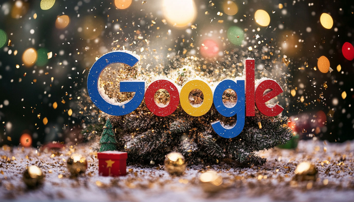 Google Logo Christmas Destruction