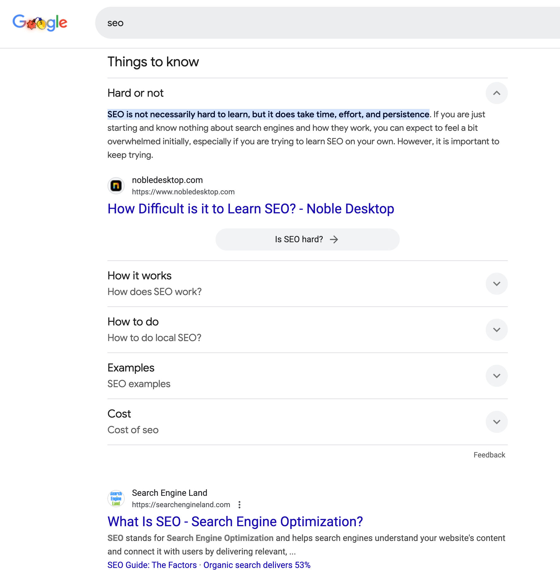 Google : choses à savoir