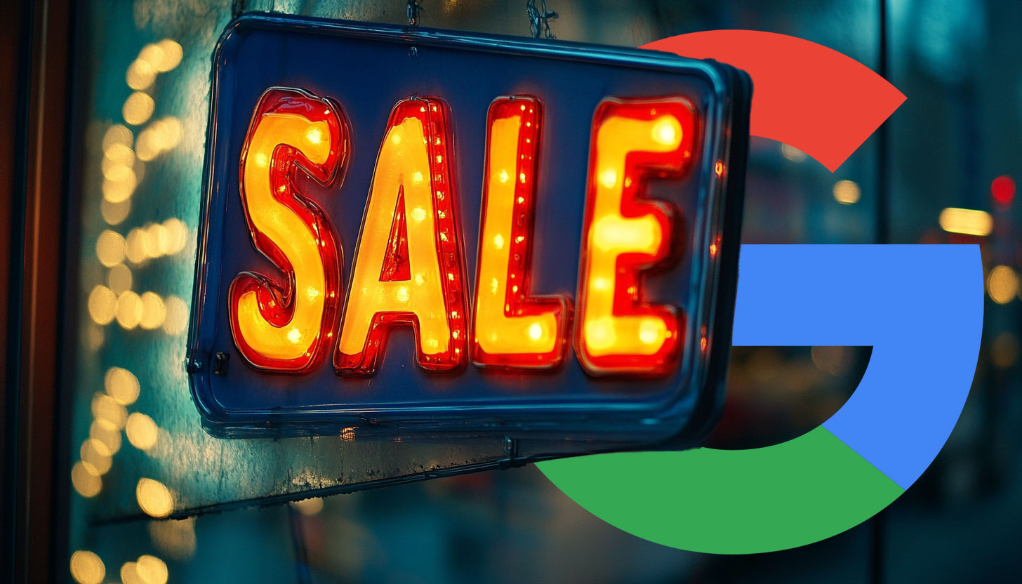 Google Sale Sign