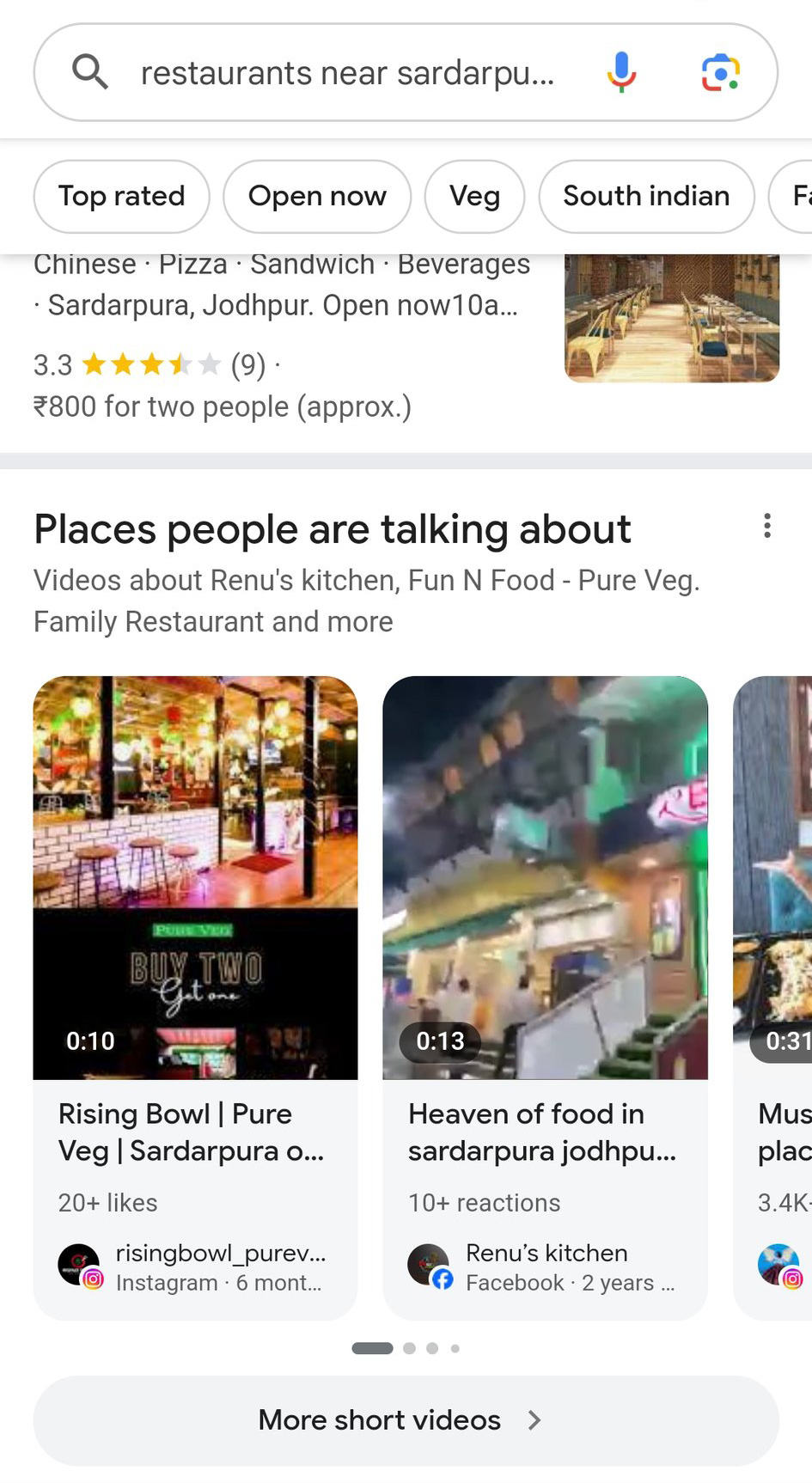 Les lieux de recherche locale Google dont les gens parlent