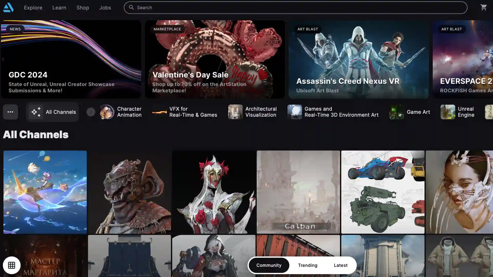 Artistes d'ArtStation