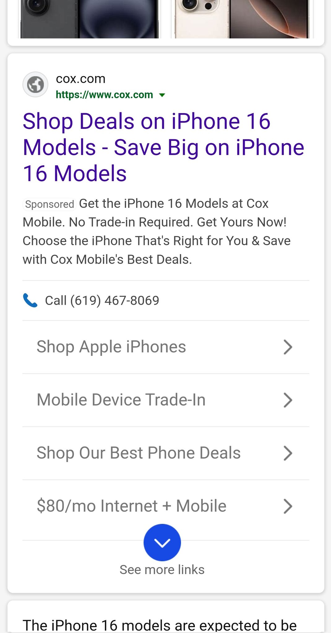 Bing Ads Voir plus de liens Liens annexes