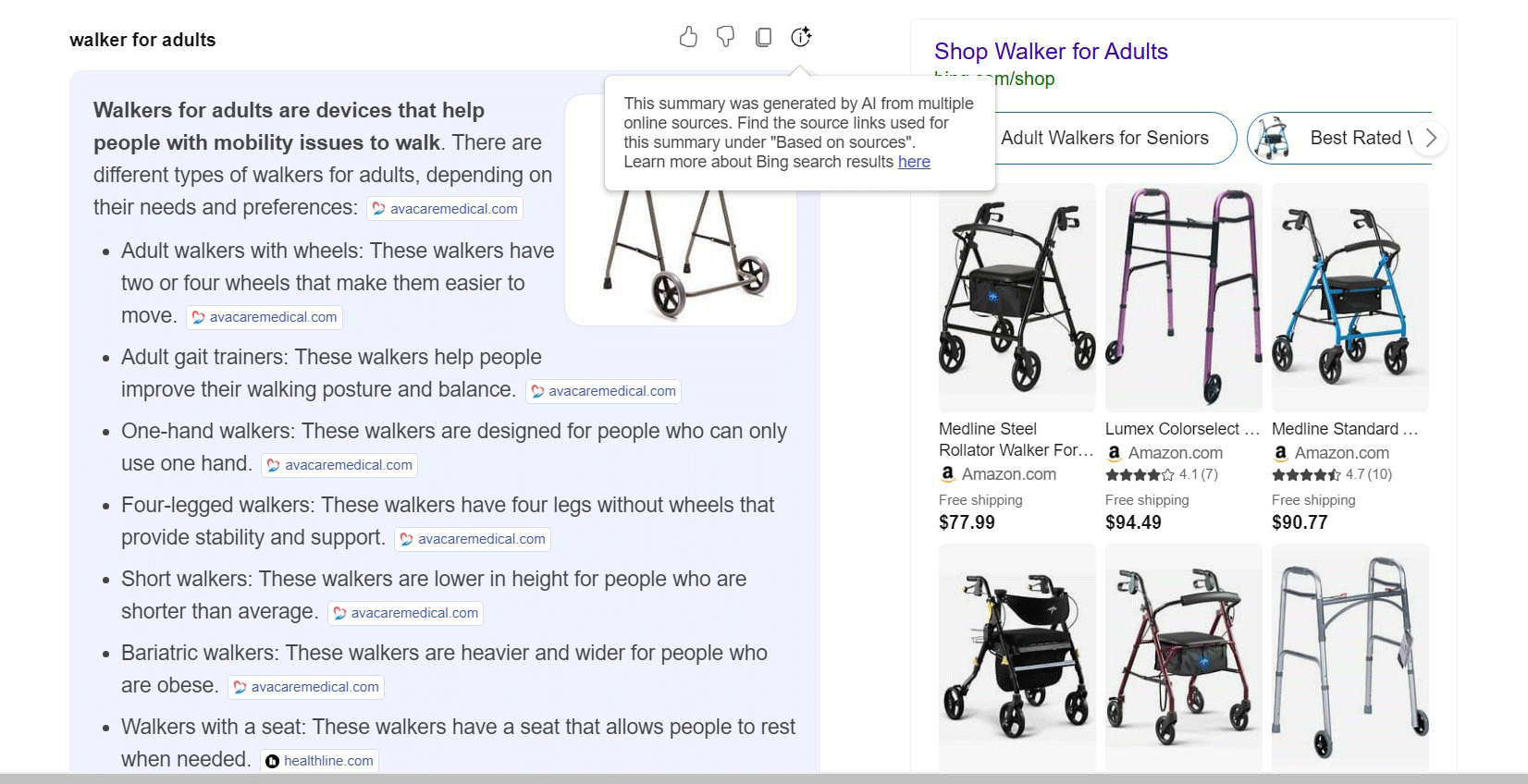 Nouvelles réponses du copilote Bing Ai