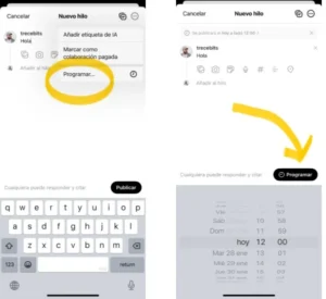 Comment programmer les publications dans les fils