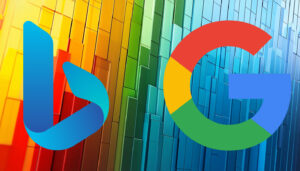 Données de part de marché des moteurs de recherche Google et Bing au cours de l'année