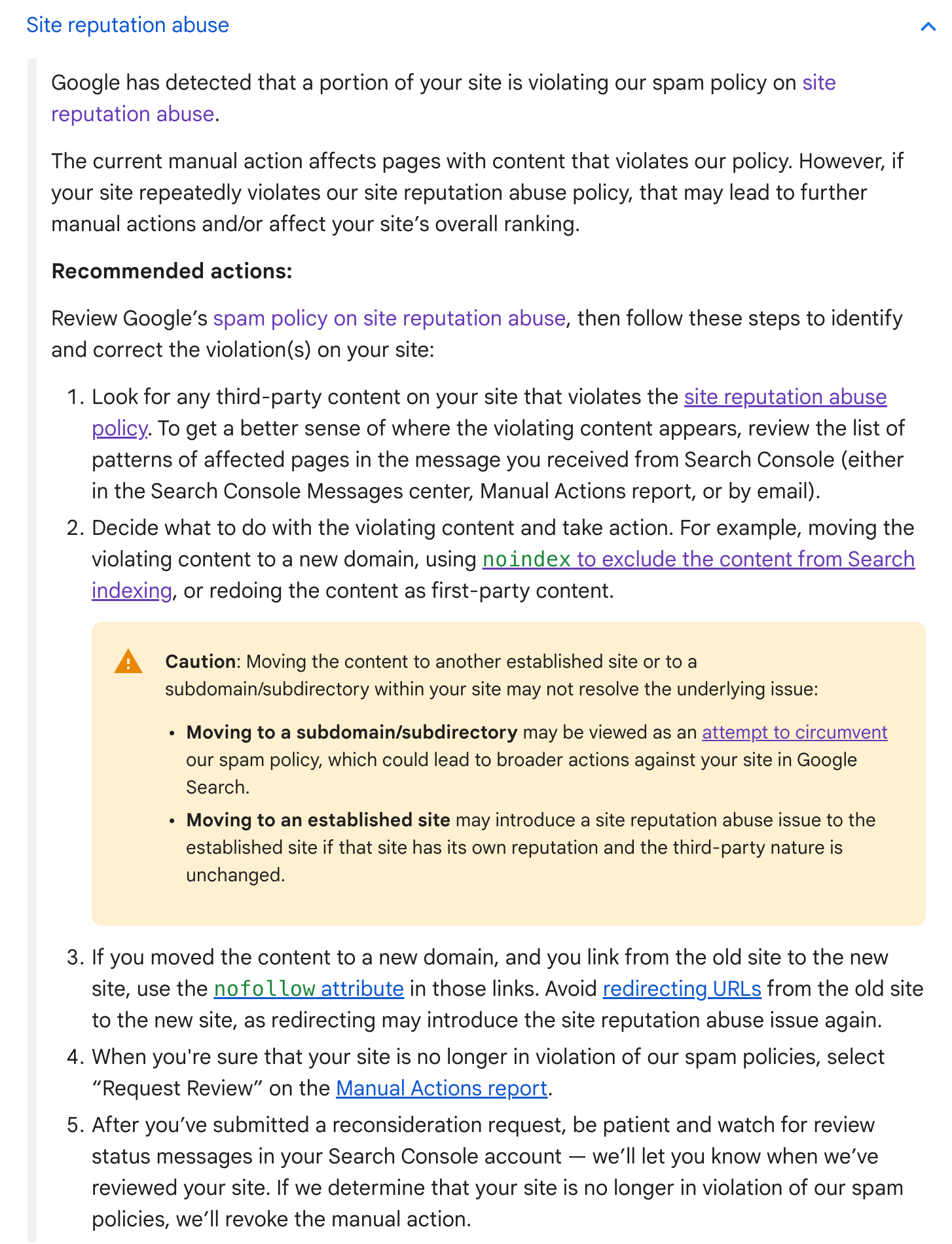 Actions manuelles du nouveau représentant de site