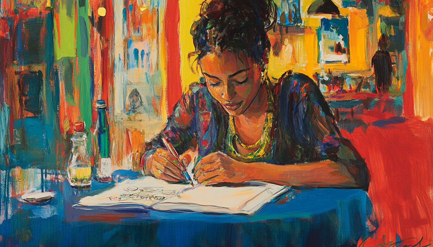 Woman Writing Review