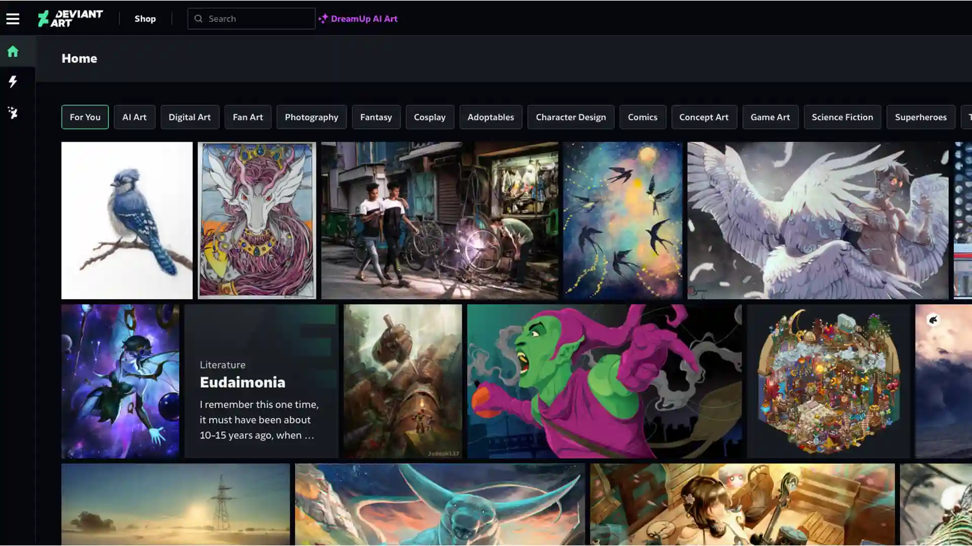 Artistes du réseau social Deviant Art