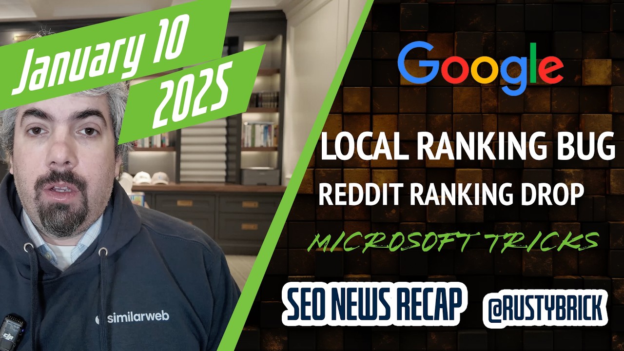 Récapitulatif vidéo Buzz de Search News : bug de classement local de Google, baisses de Reddit, chercheurs Microsoft Fools et plus SEO, PPC et local