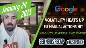 Recherchez les nouvelles de la vidéo Buzz: Google Recherche Volatilité, Actions manuelles européennes, Raters de qualité Mis à jour, Bing cache Google & Yahoo AI Chat
