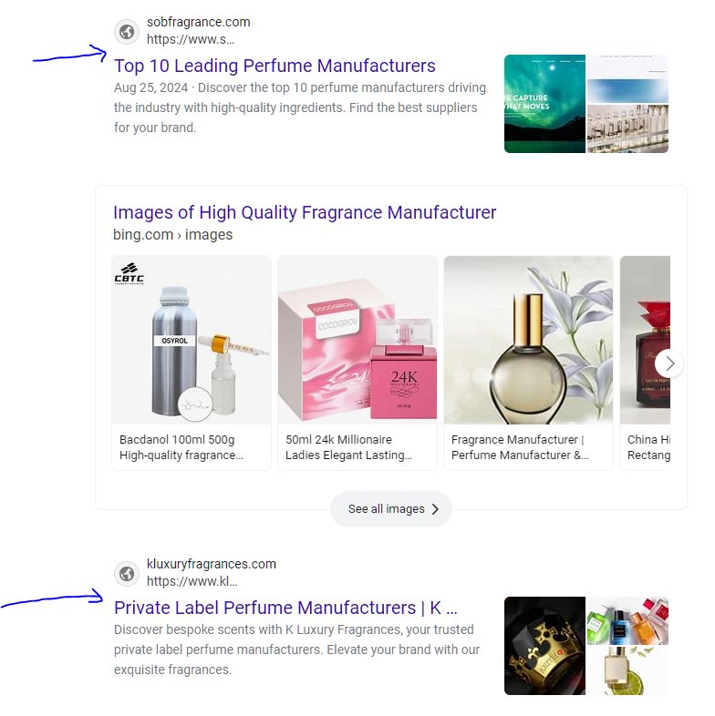 URL de l'extrait de Bing