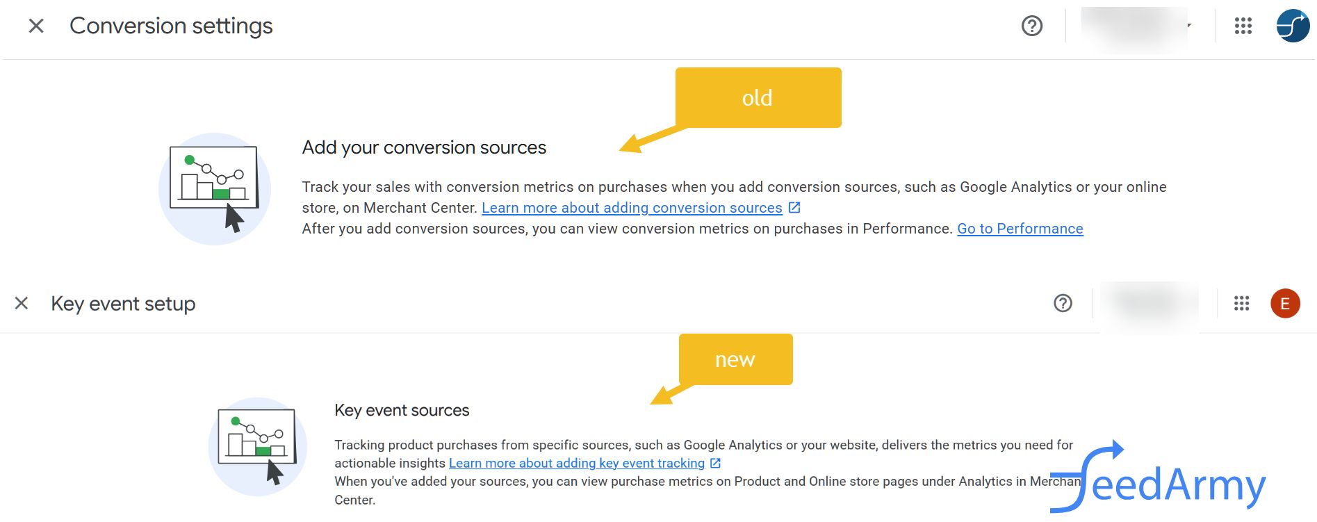 Paramètre de conversion GMC