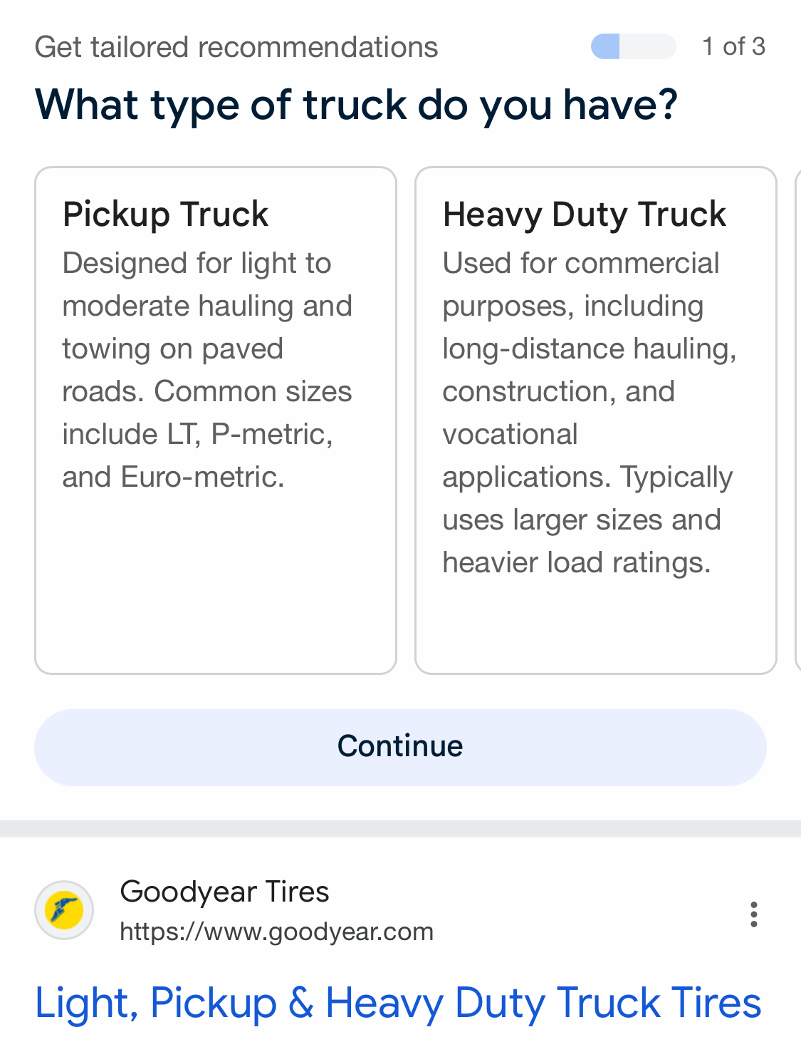 Google Search Obtient des recommandations sur mesure2