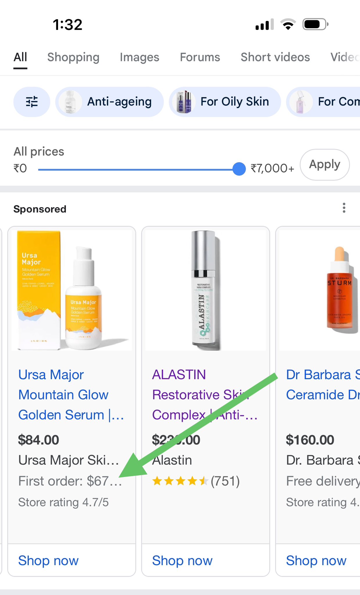 Étiquette de première commande Google Shopping