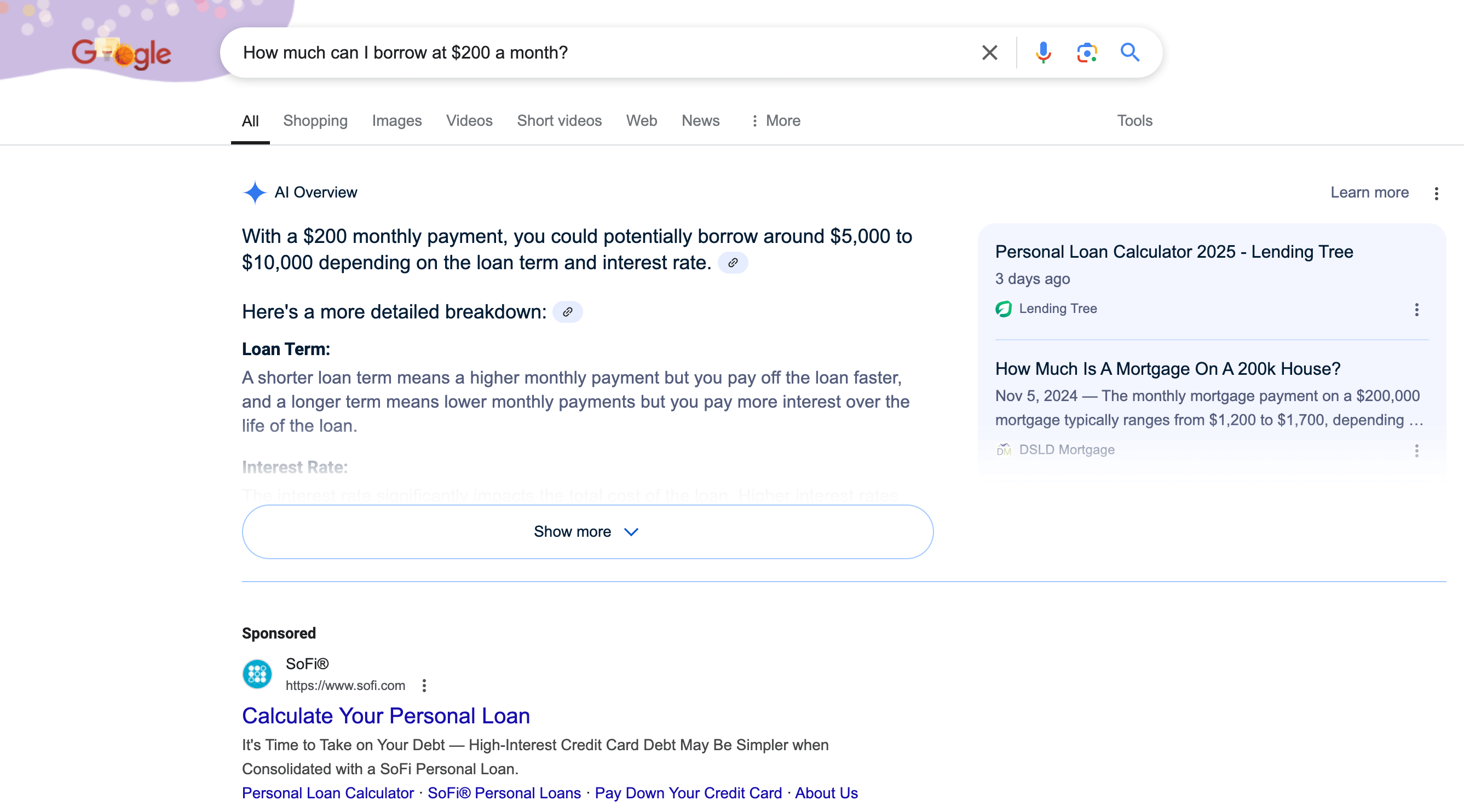 La calculatrice de l'hypothèque Google ne fonctionne pas