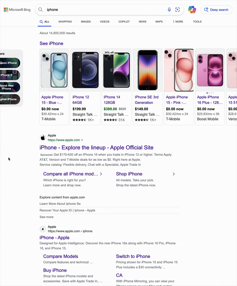 Bing Ads Auto Expand SiteLinks