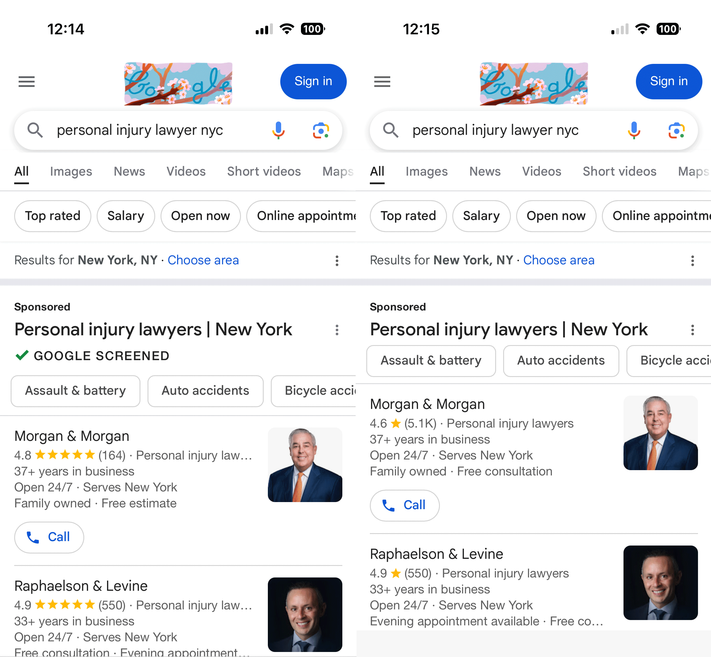 Google LSA avec sans vérification verte